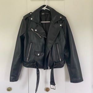 Zara Faux Leather Jacket